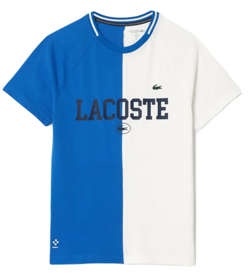 Lacoste Sport x Daniil Medvedev Ultra-Dry Tennis - blue/white Lacoste Sport x Daniil Medvedev Ultra-Dry Tennis - blue/white