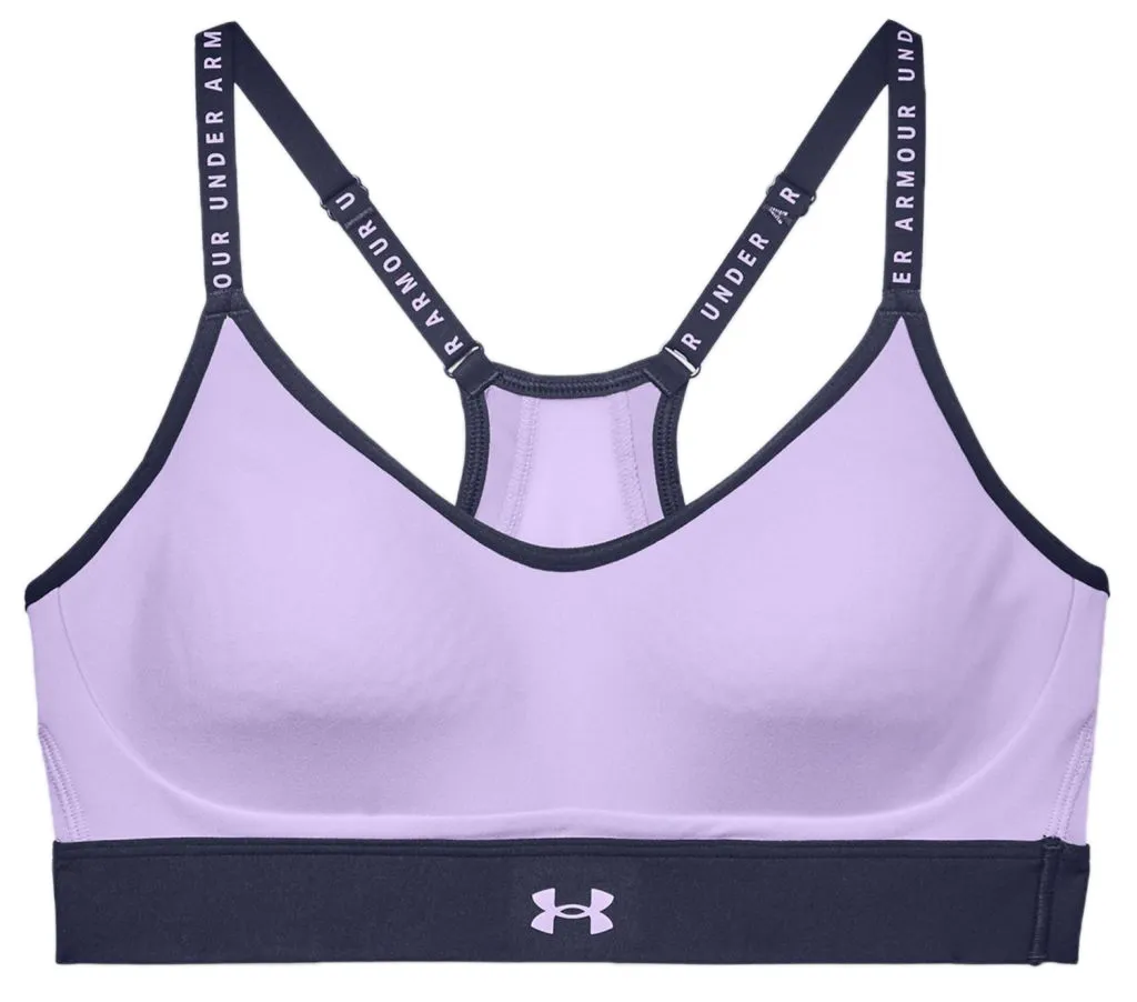 Under Armour Infinity Low Covered Sports Bra - purple tint/midnight navy