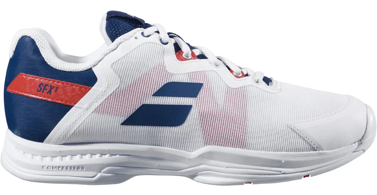 Babolat SFX3 All Court Men - white/estate blue