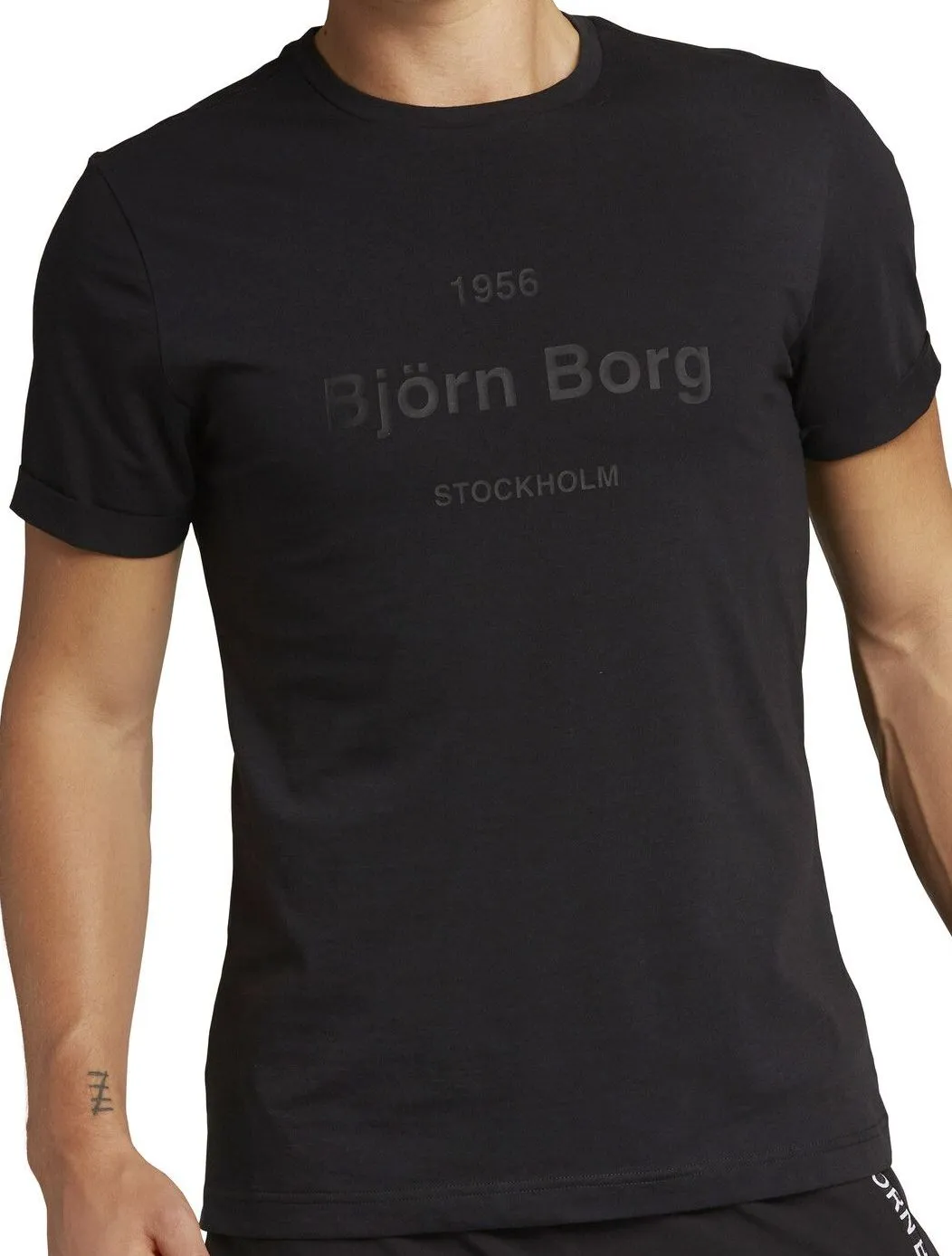Björn Borg Tee Art Art M - black beauty