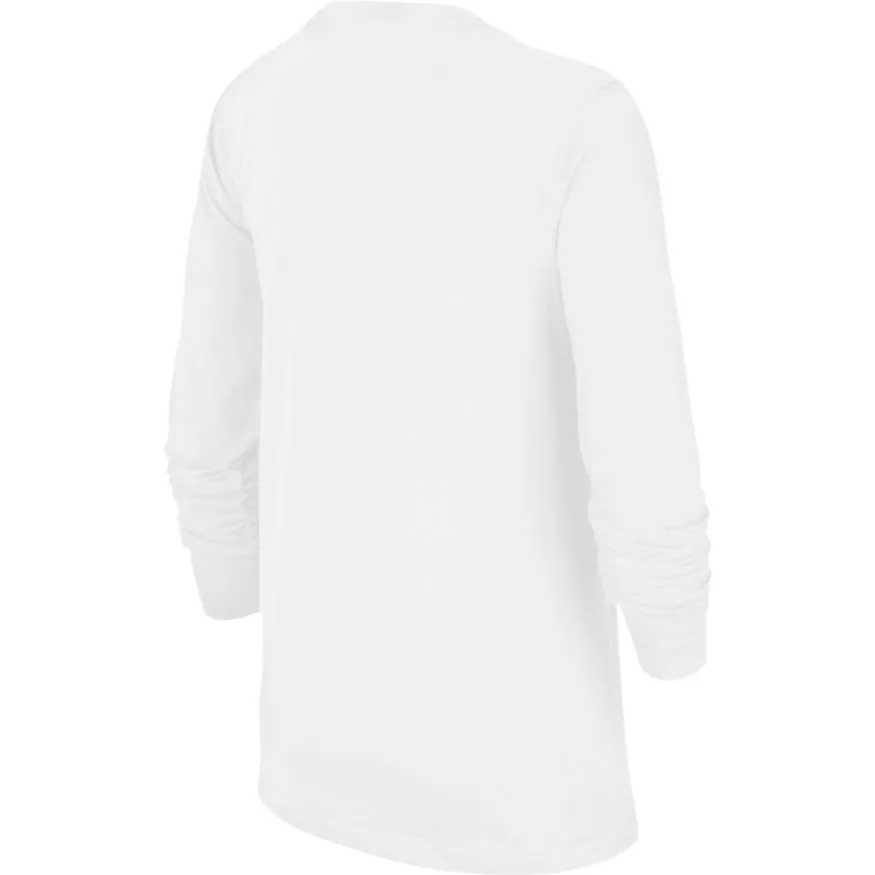 Nike NSW Tee LS Embedded Futura B - white/black