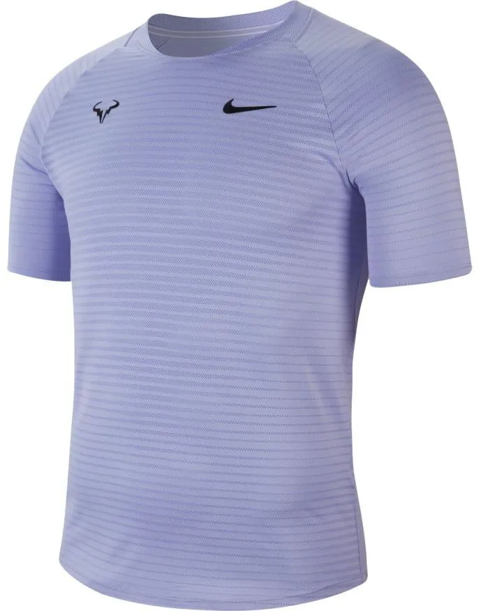 Nike Court Rafa Aeroreact Top SS Slam - purple pulse/black