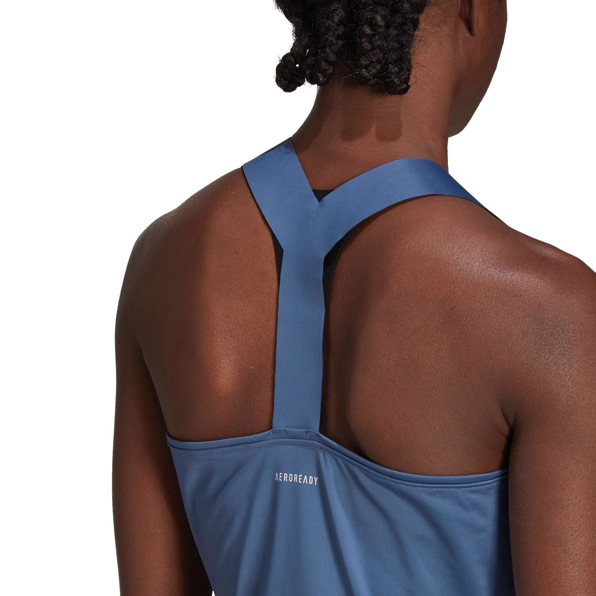 Adidas Y-Tank Top W - crew blue/white