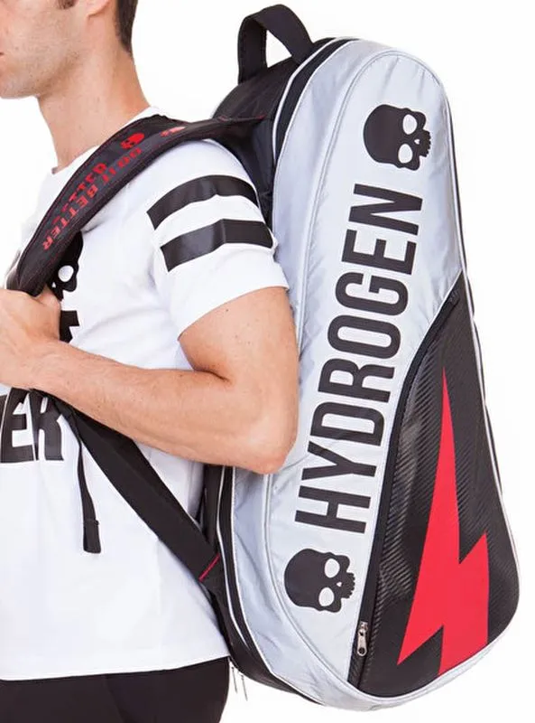 hydrogen-tennis-bag-12-rackets-black-silver-4 Hydrogen Tennis Bag 12 Rackets - black/silver