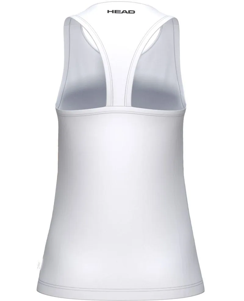 Head Agility Tank - white/apricot