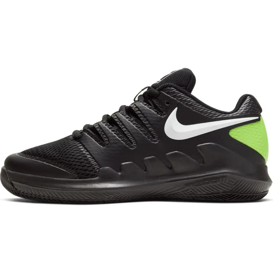 Nike Jr Vapor X - black/white/volt