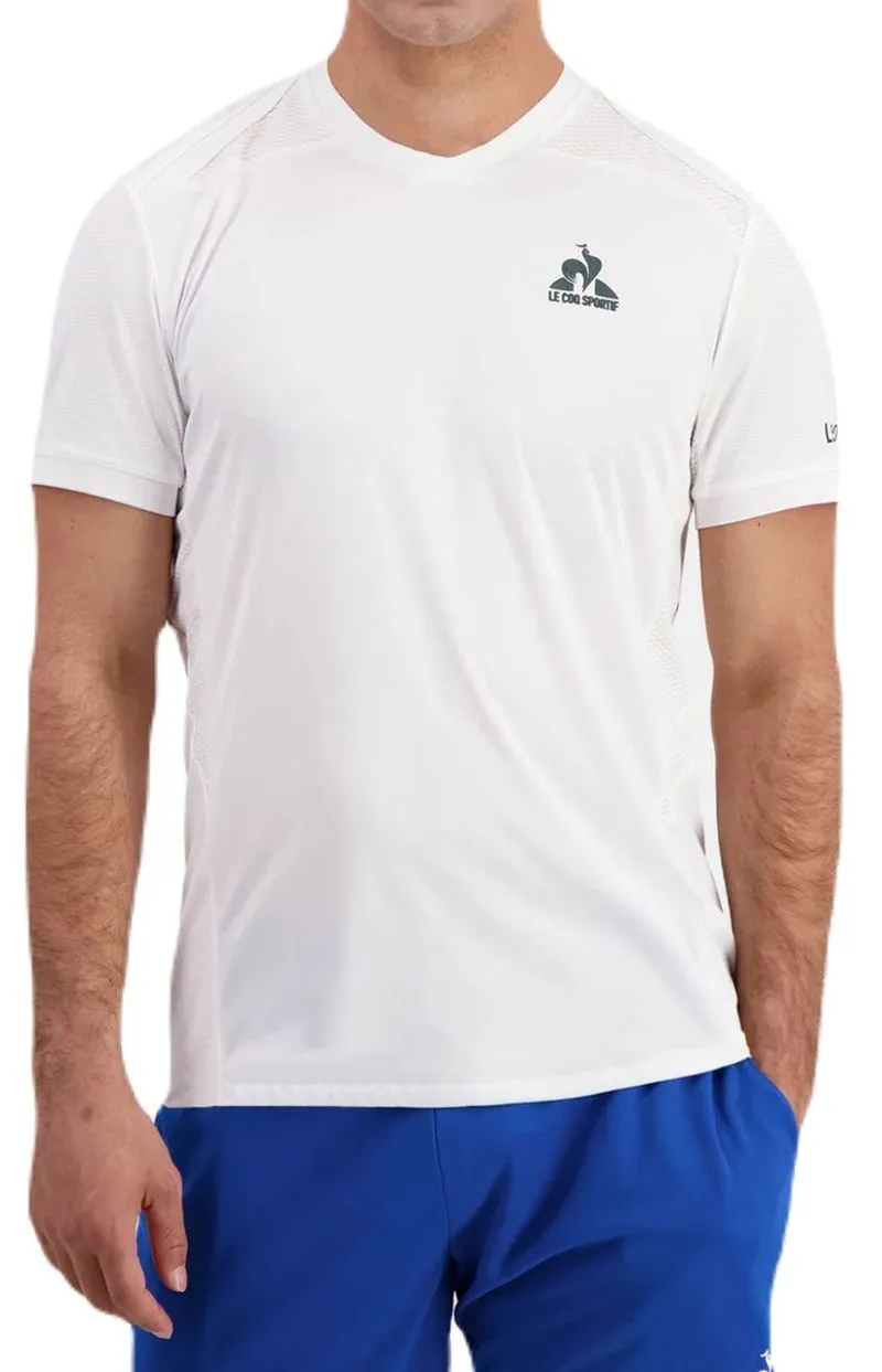 Le Coq Sportif Tennis Pro Short Sleeve 24 N°2 - new optical white