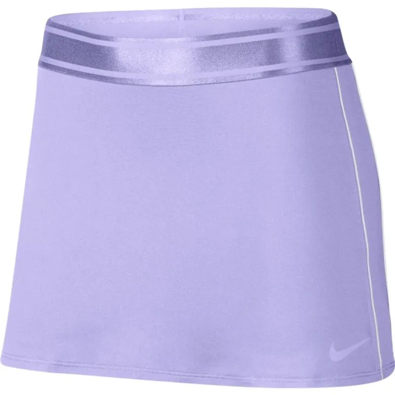 Nike Court Dry Skirt - purple agate/white/white/purple agate