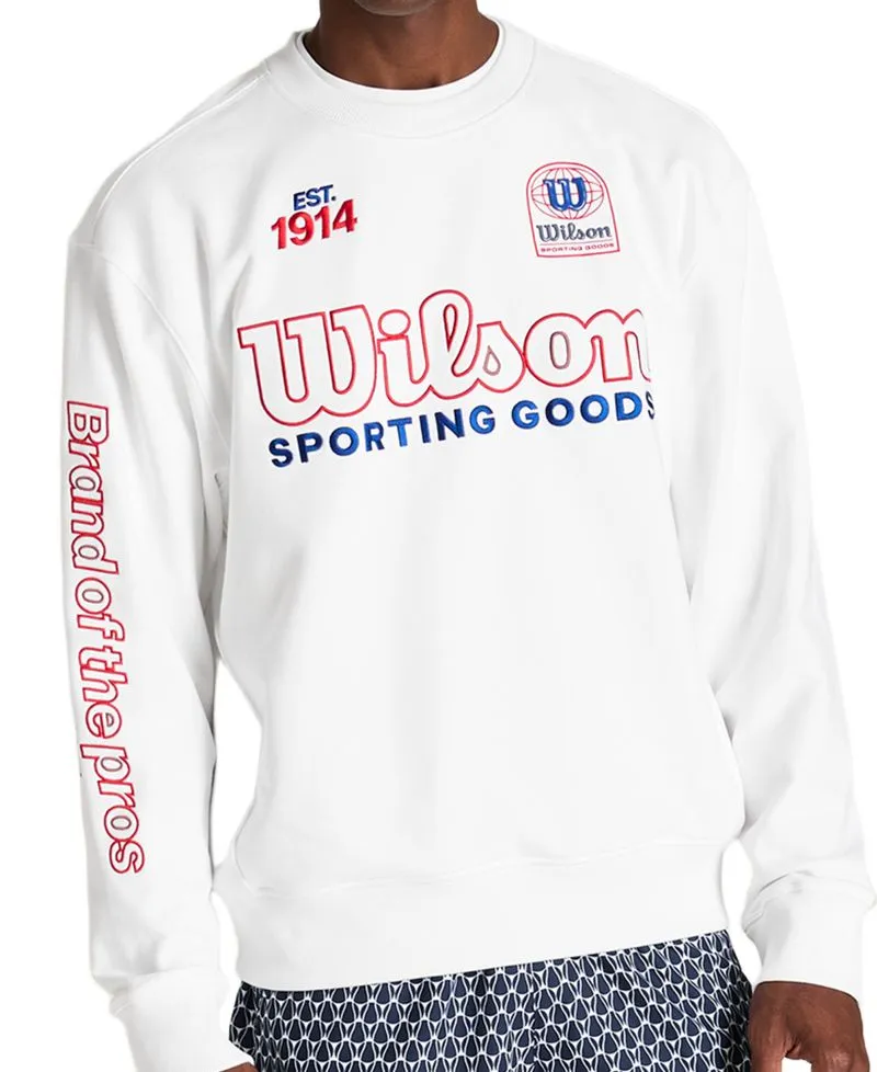Wilson Playstate Crew - bright white/varsity red