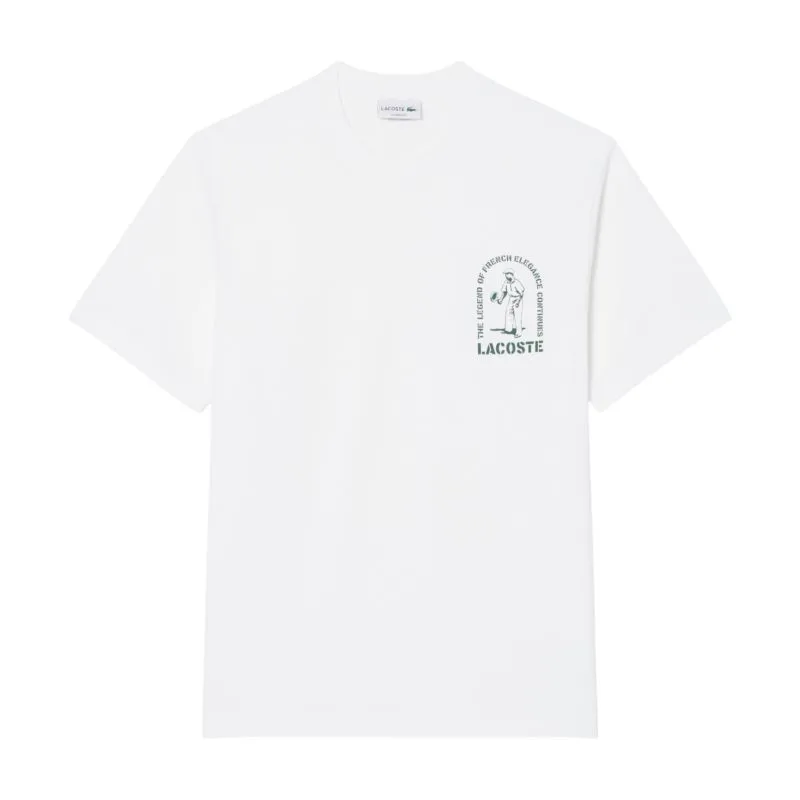 Lacoste Printed Cotton - white
