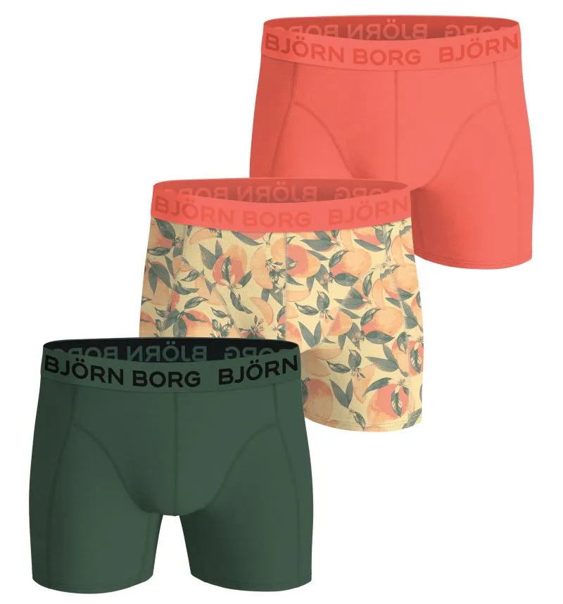 Björn Borg Cotton Stretch 3P - multicolor