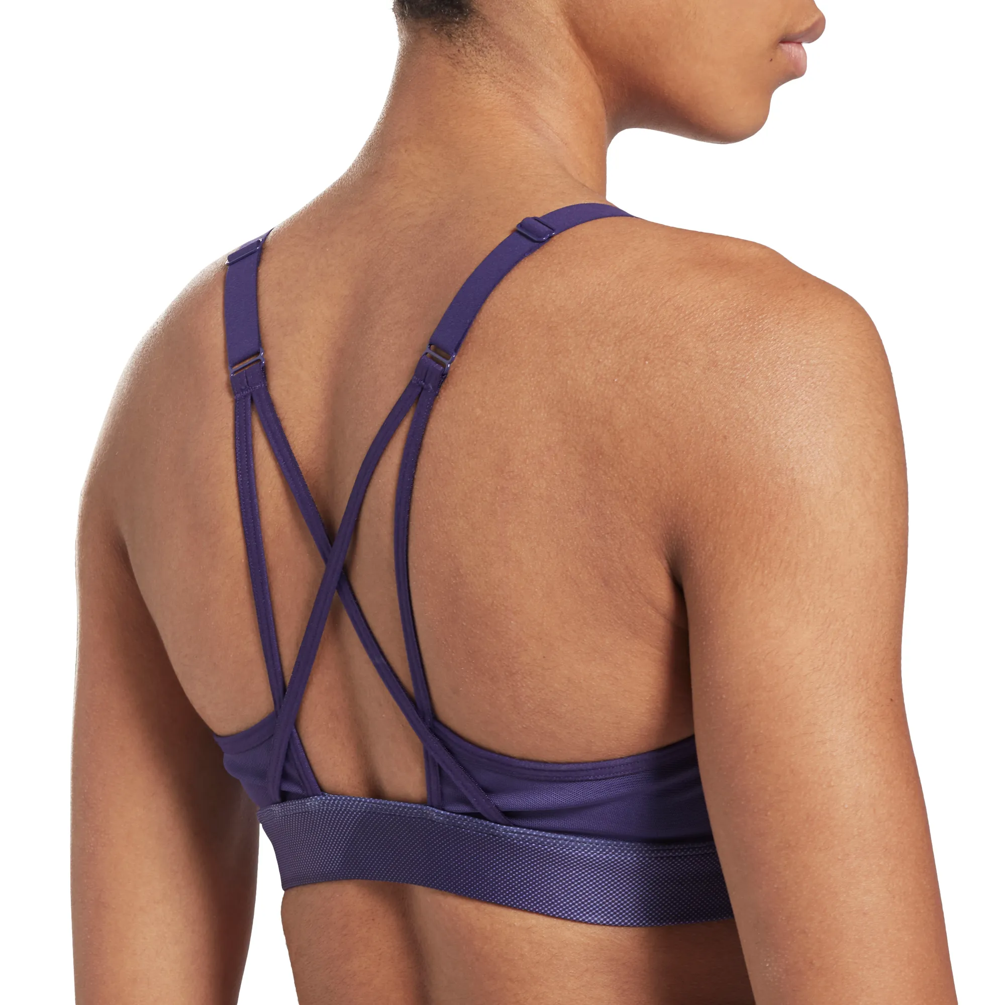 Reebok Lux Strappy Bra W - dark orchid