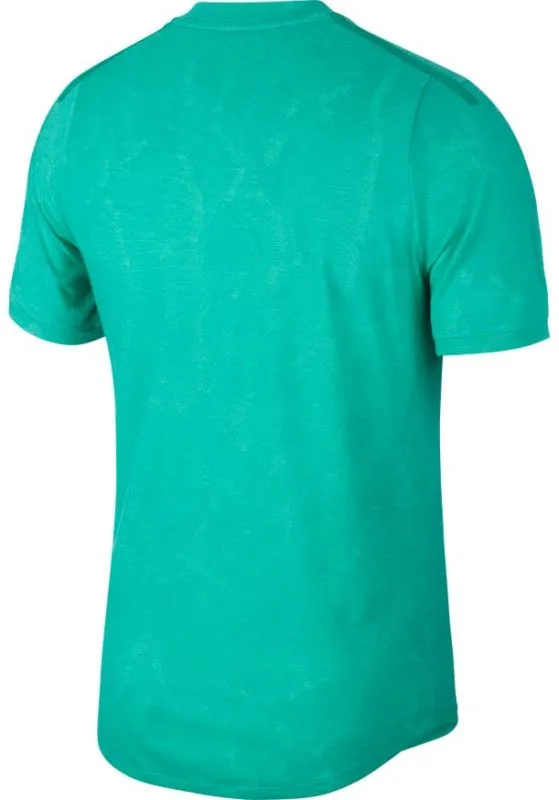 Nike Court Dry Challenger Top SS - neptune green/white