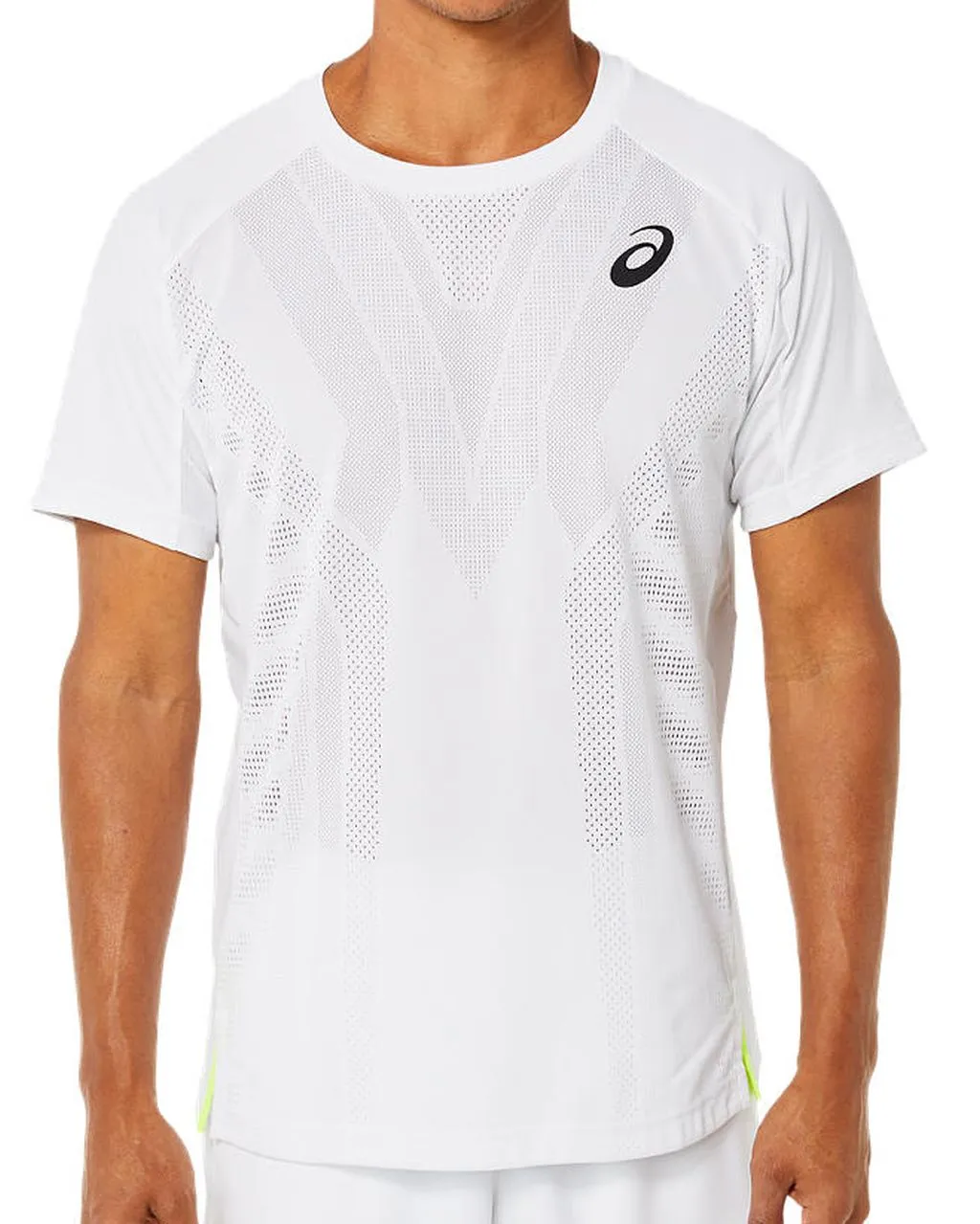 Asics Men Match Actibreeze Short Sleeved Top - brilliant white Asics Men Match Actibreeze Short Sleeved Top - brilliant white