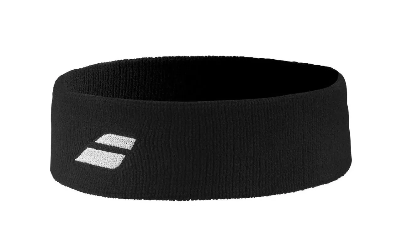 babolat-logo-headband-black-black Babolat Logo Headband