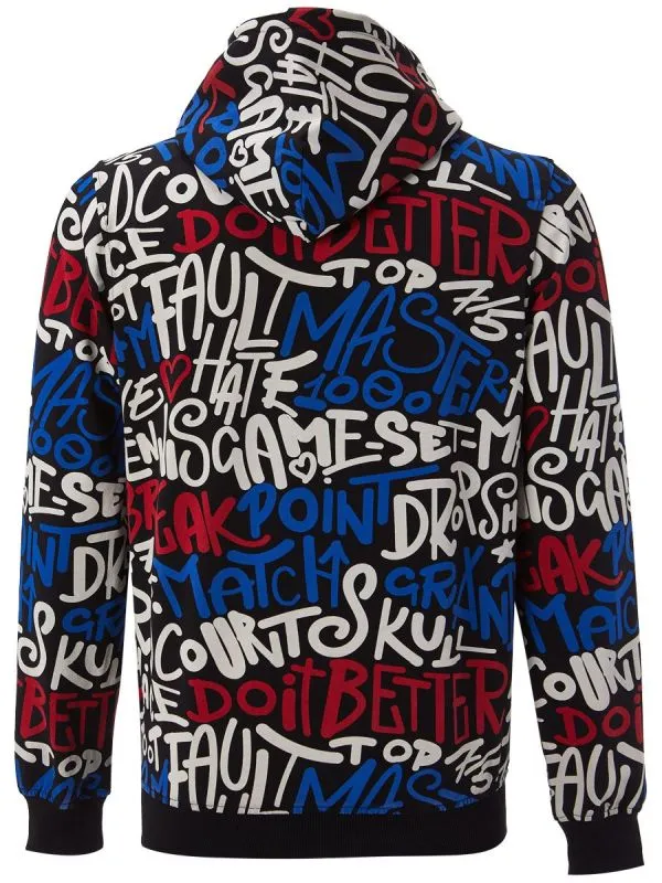 hydrogen-graffiti-fz-hoodie-man-black-2 Hydrogen Graffiti FZ Hoodie Man - black