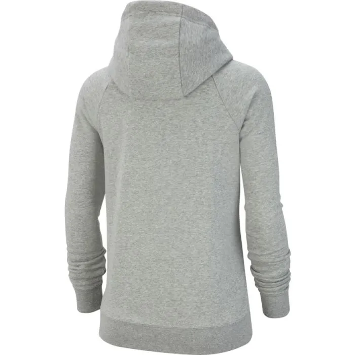 Nike Sportswear Essential Hoodie FZ Fleece W - dark grey heather/white
