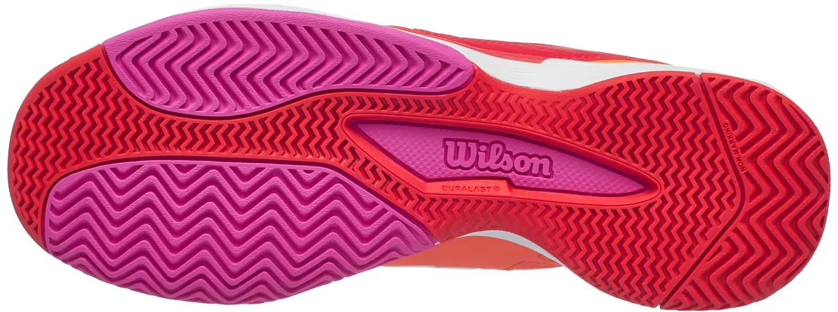 Wilson Rush Evo W - nasturtium/fiery red/rose violet