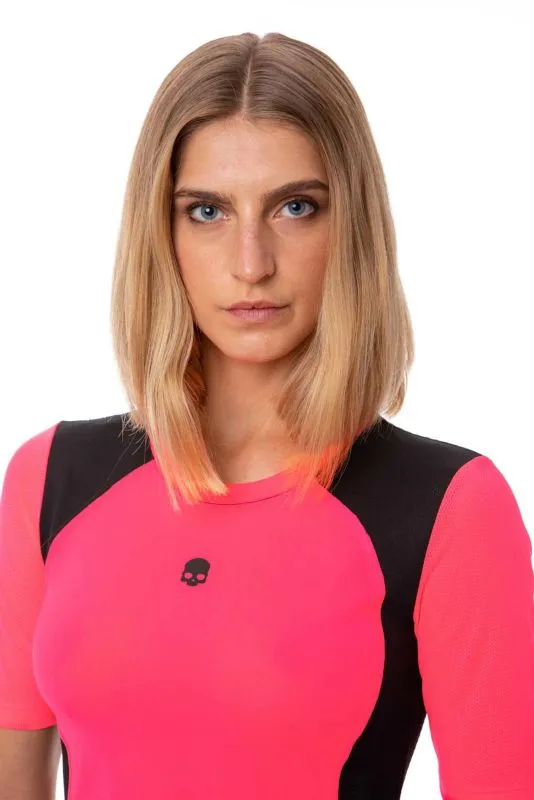 Hydrogen Second Skin Tee Woman - fluo fuchsia