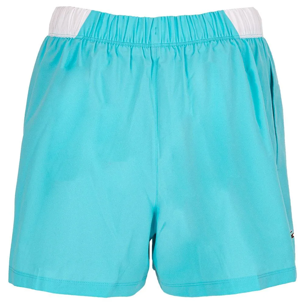 Lacoste Roland Garros Color Block Tennis Skirt - haiti blue/white