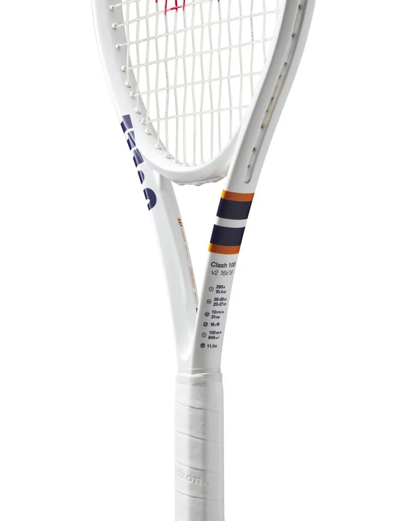 Tennis racket Wilson Clash 100 V2 Roland Garros 2023