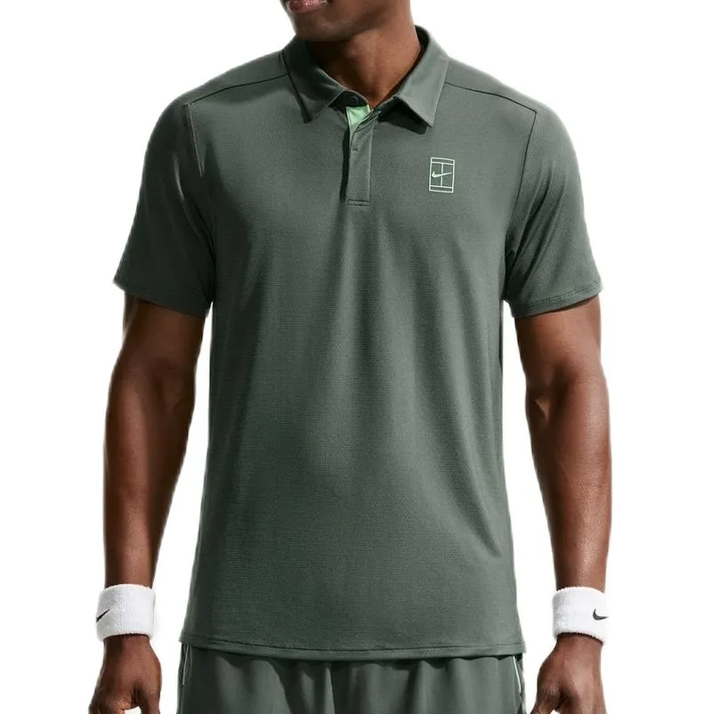 Nike Court Advantage Dri-Fit Tennis - camo green/cucumber calm