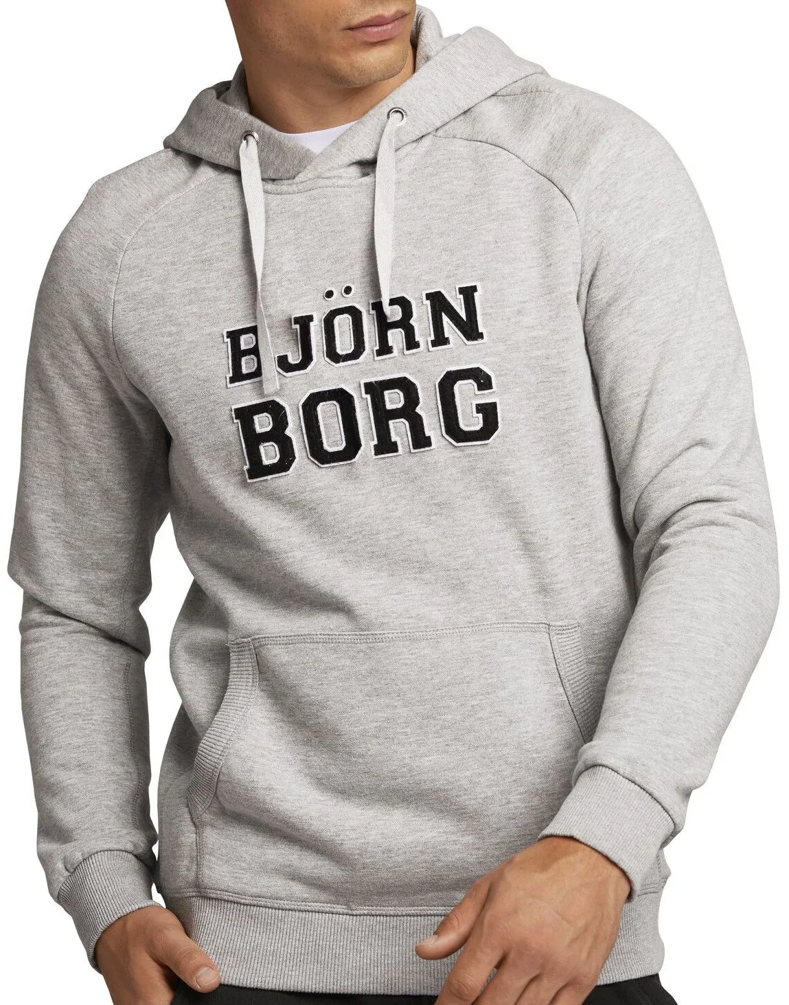Björn Borg Hood Borg Sport - H108BY light grey melange Björn Borg Hood Borg Sport - H108BY light grey melange