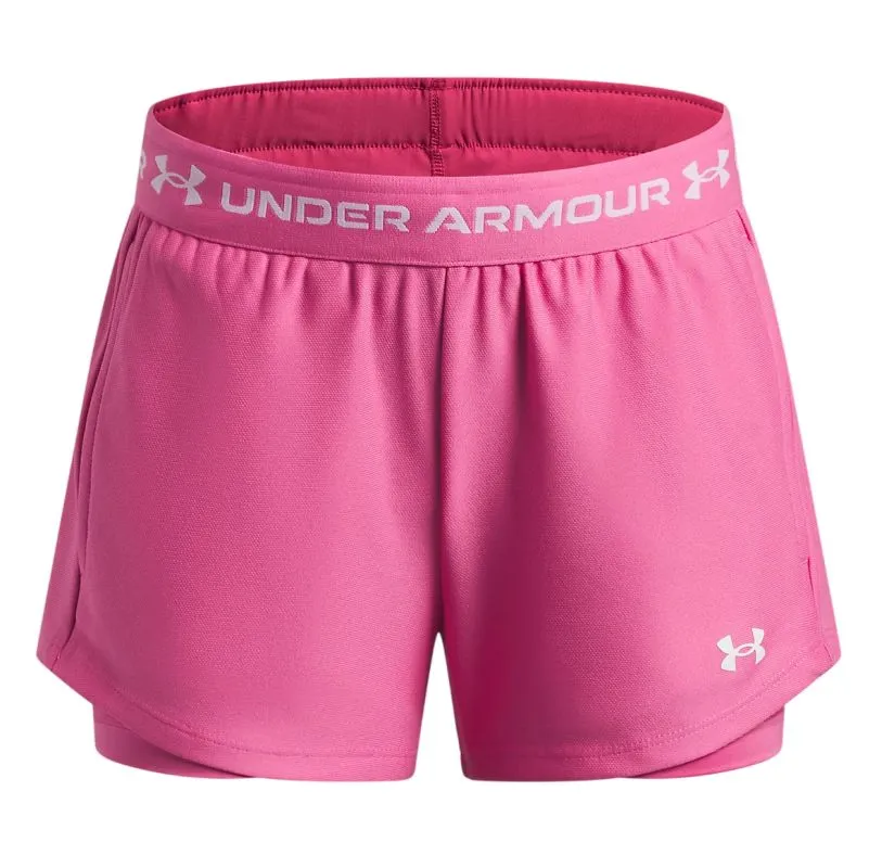 Under Armour Girls Tech Play Up 2-in-1 - pink frenzy/white