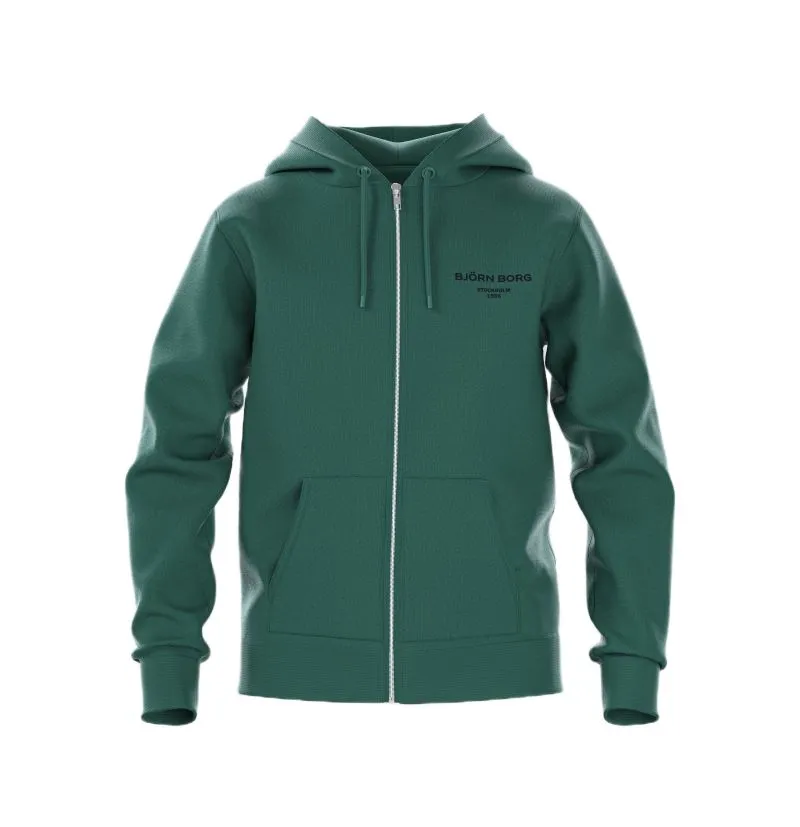 Björn Borg Essential 1 Zip - posy green Björn Borg Essential 1 Zip - posy green
