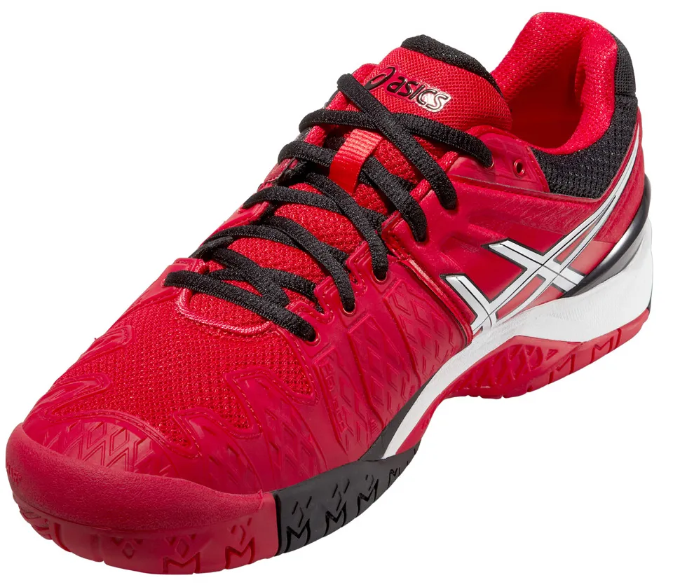 Asics Gel-Resolution 6 - fiery red/black/white