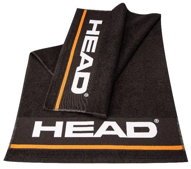 Head Towel L New - black