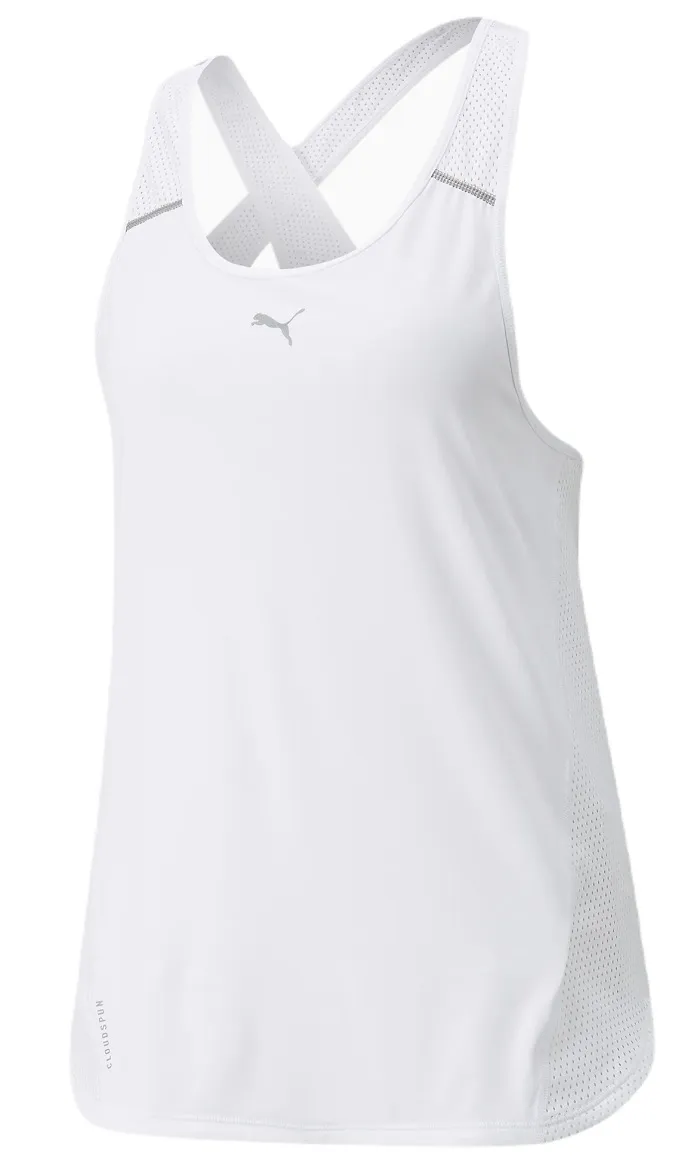 Puma Run Cloudspun Marathon Tank - puma white