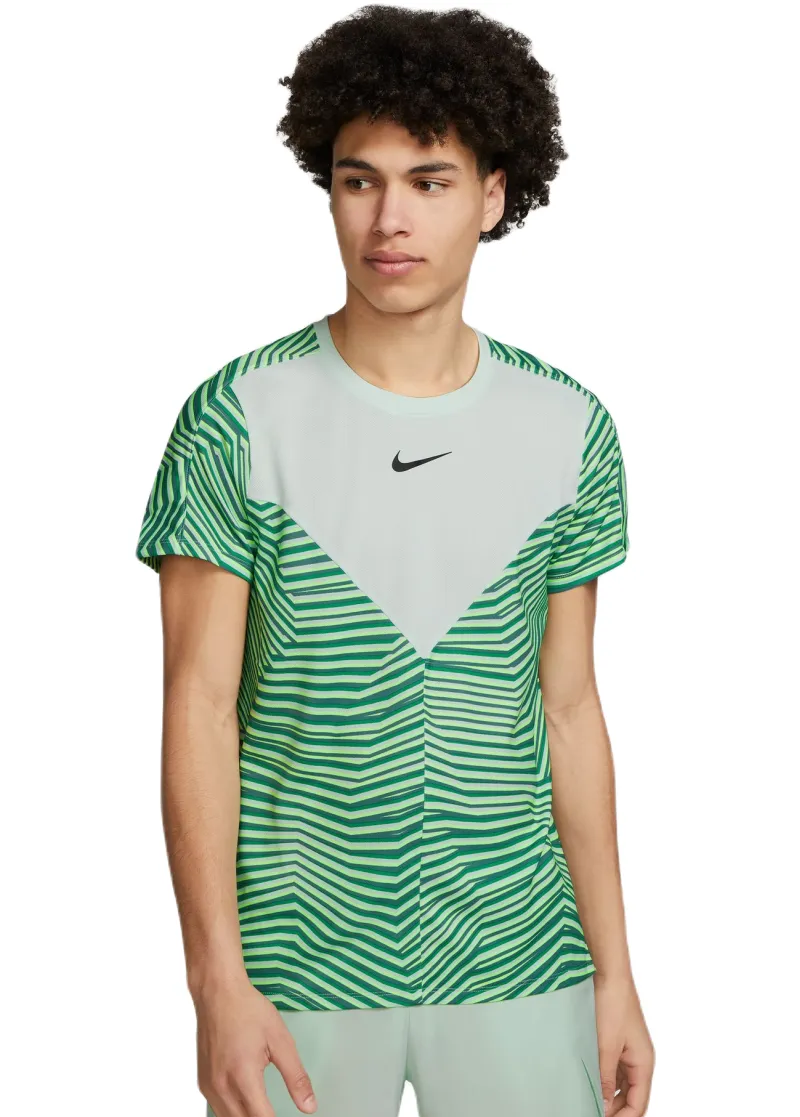 Nike Dri-Fit Slam Tennis Top - barely green/black