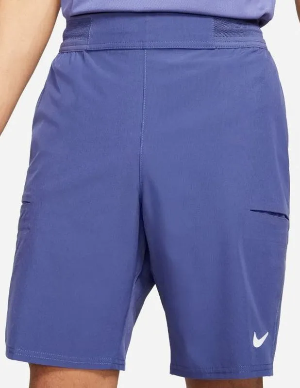 Nike Court Dri-Fit Advantage Short 9in M - dark purple dust/white