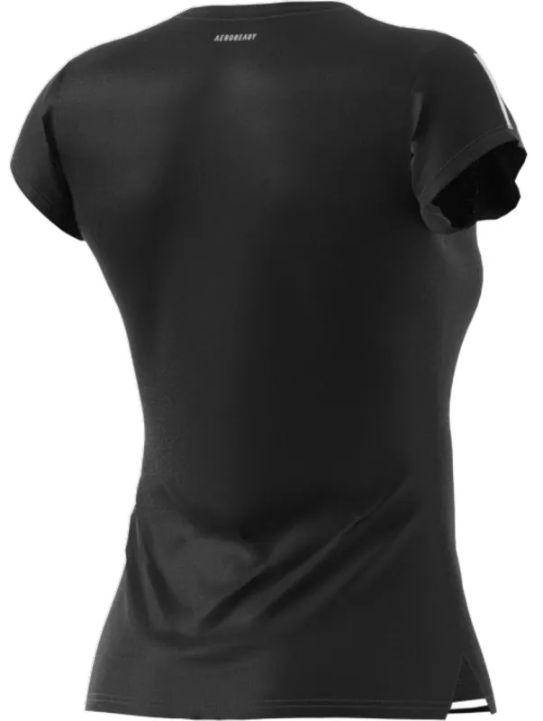 adidas-club-women-3-stripes-tee-black-metallic-silver-white-2 Adidas Club Women 3 Stripes Tee - black/metallic silver/white