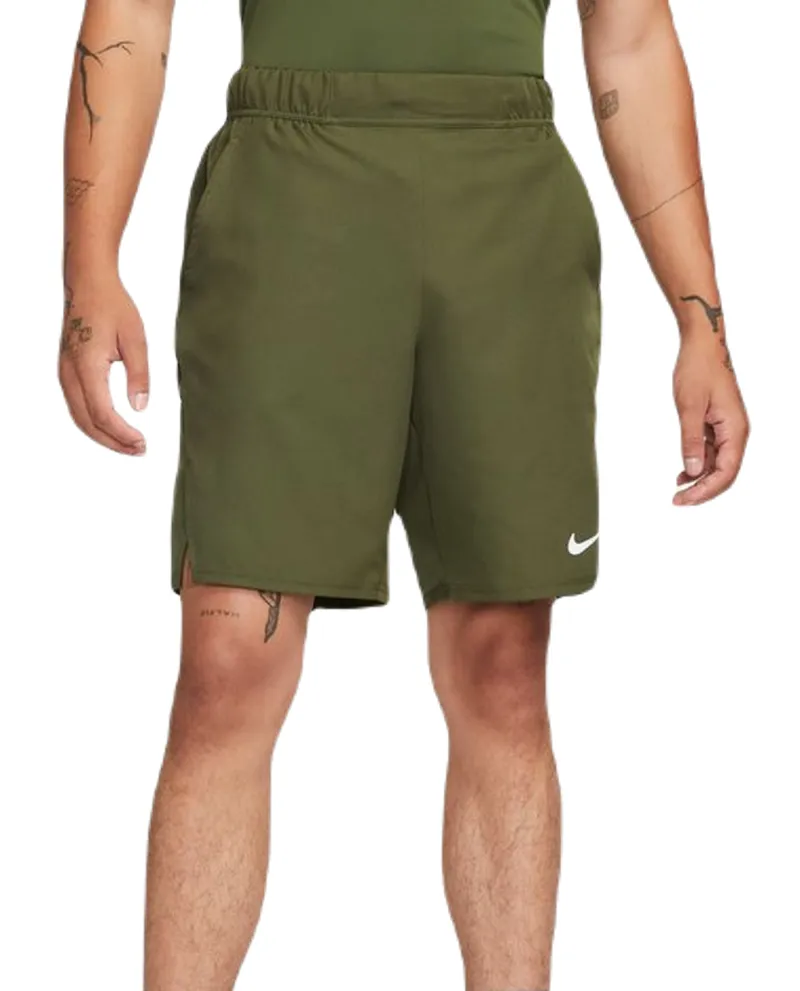 Nike Court Dri-Fit Victory Short 9in - rough green/white