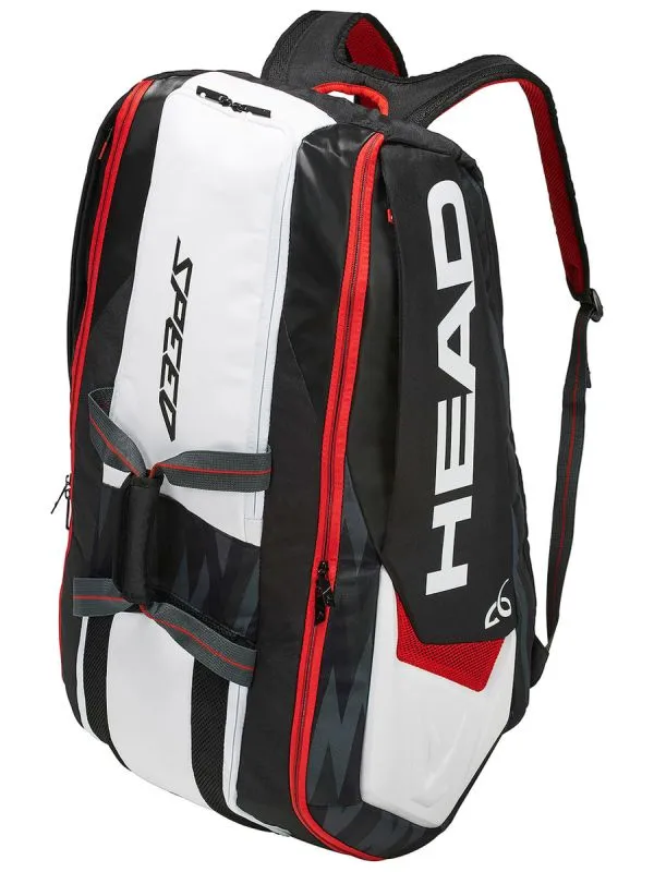 Head Novak Djokovic 12R Monstercombi - black/white