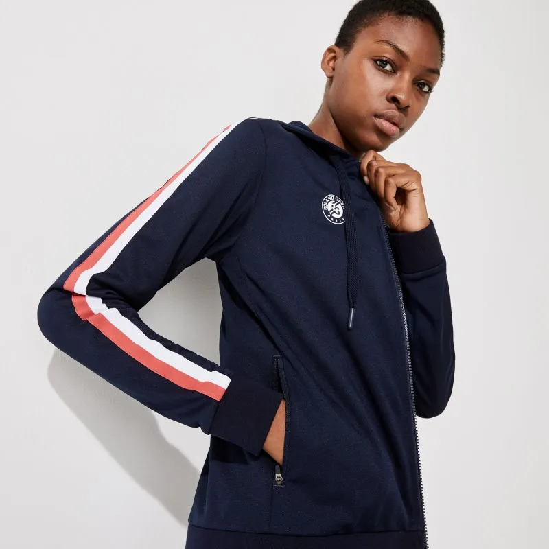 lacoste-hooded-jacket-roland-garros-w-navy-blue-white-2 Lacoste Hooded Jacket Roland Garros W - navy blue/white