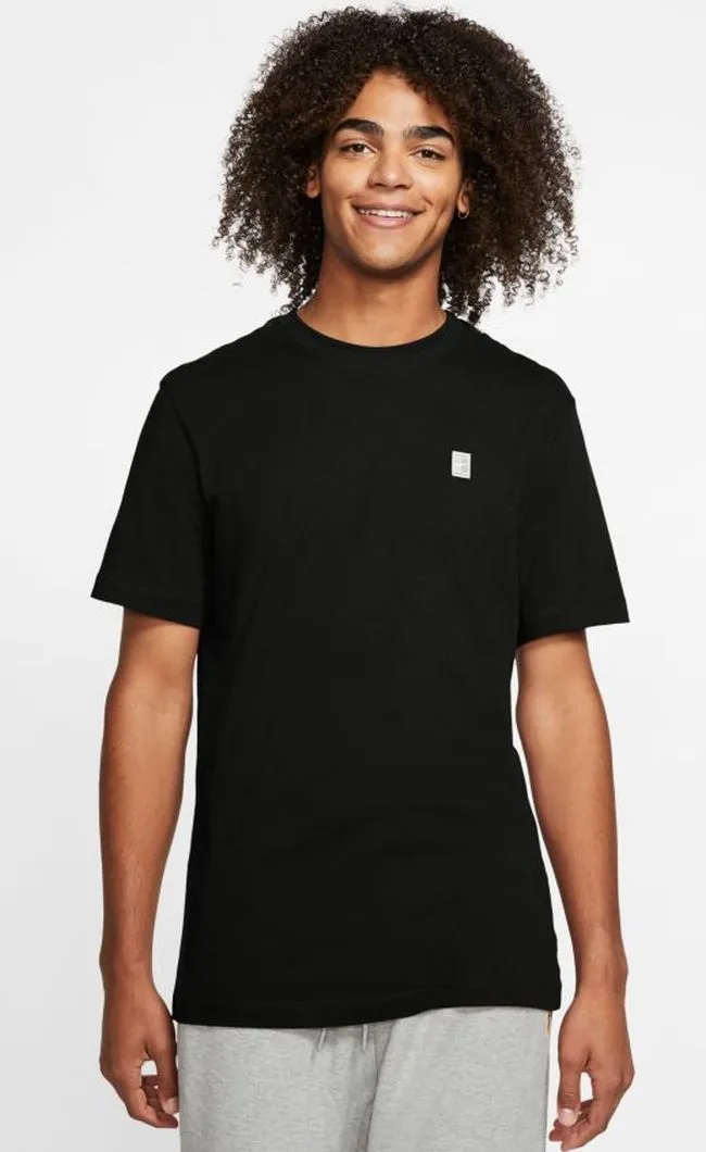 nike-court-heritage-tee-black-white-3 Nike Court Heritage Tee - black/white