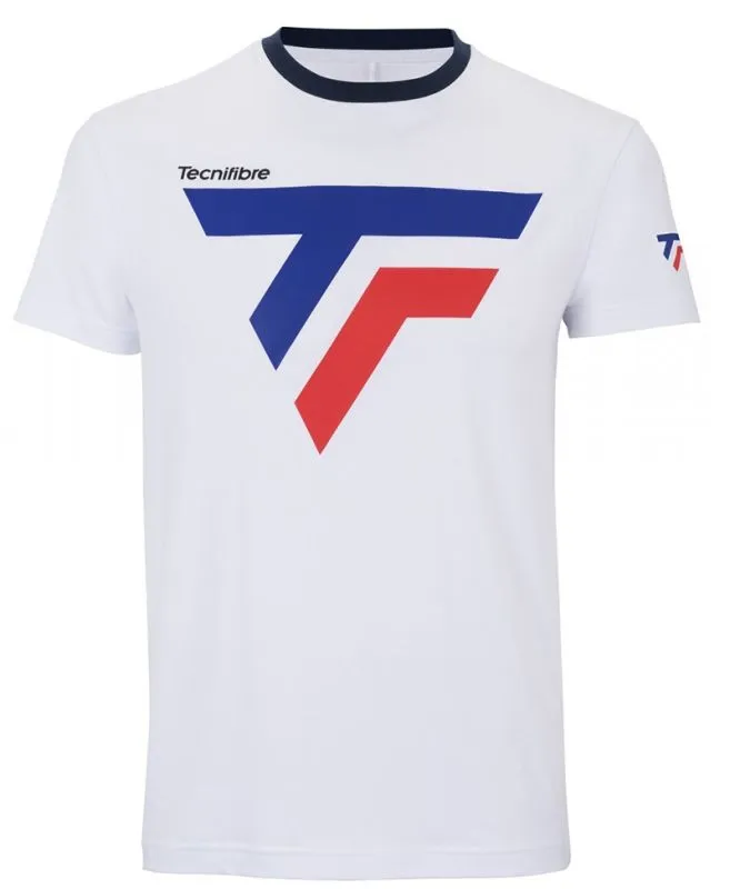 Tecnifibre Cotton Tee Pro - white Tecnifibre Cotton Tee Pro - white