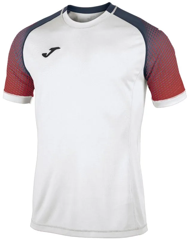 Joma Hispa T-shirt - white/red Joma Hispa T-shirt - white/red