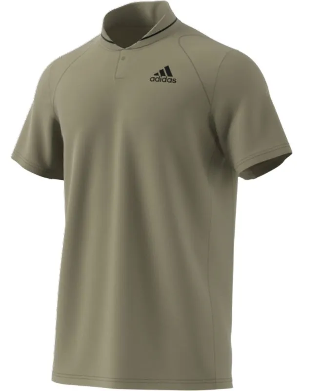 Adidas Club Rib Polo M - orbit green/black Adidas Club Rib Polo M - orbit green/black