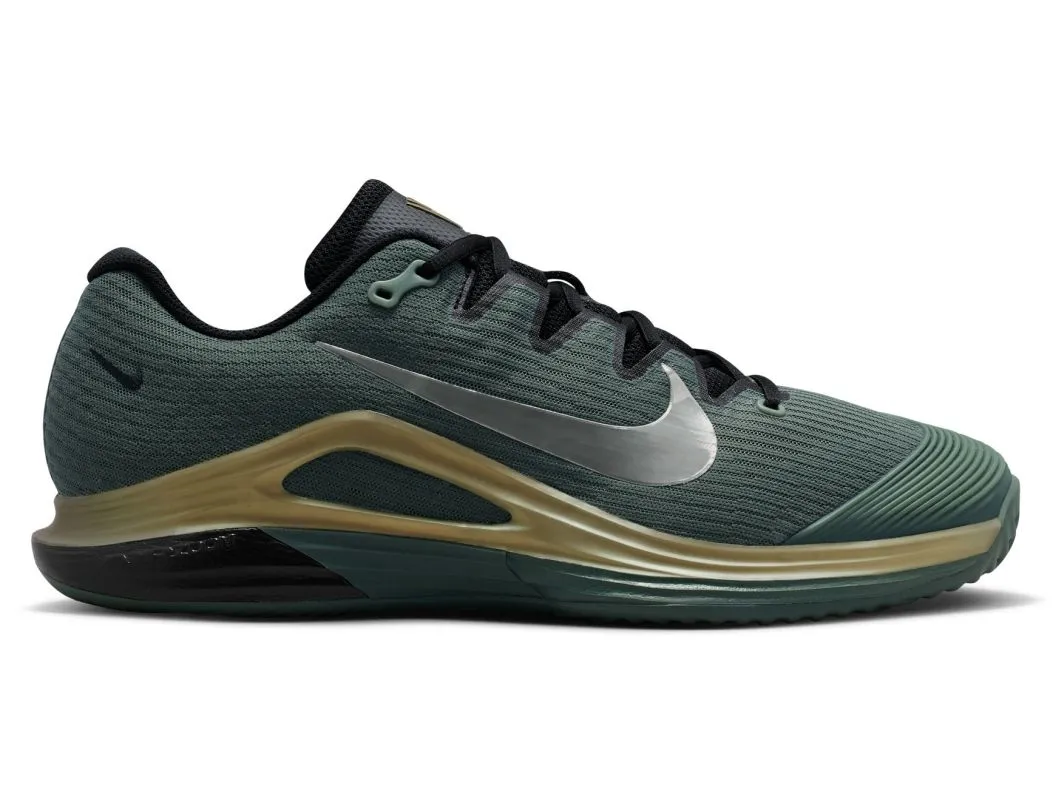 Nike Zoom Vapor 12 Clay Premium - camo green/pure platinum/metallic gold