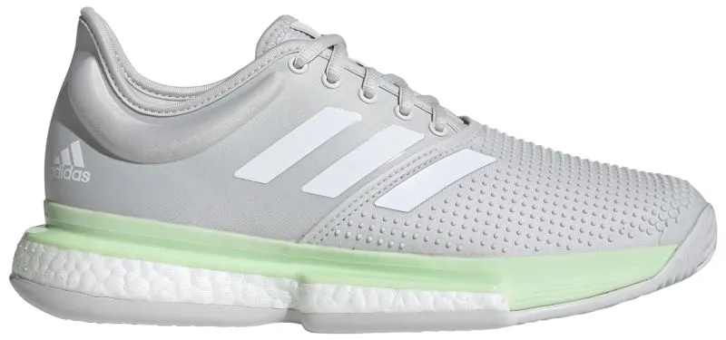 Adidas SoleCourt Boost W - glow green/white/grey one