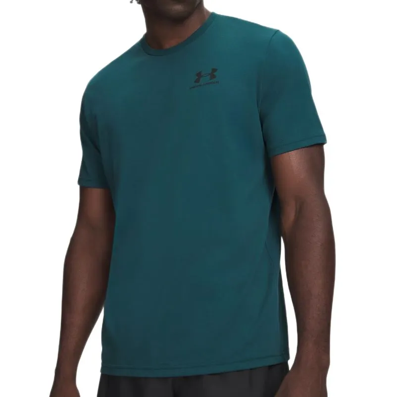 Under Armour Left Chest Logo Short Sleeve - arden green/black