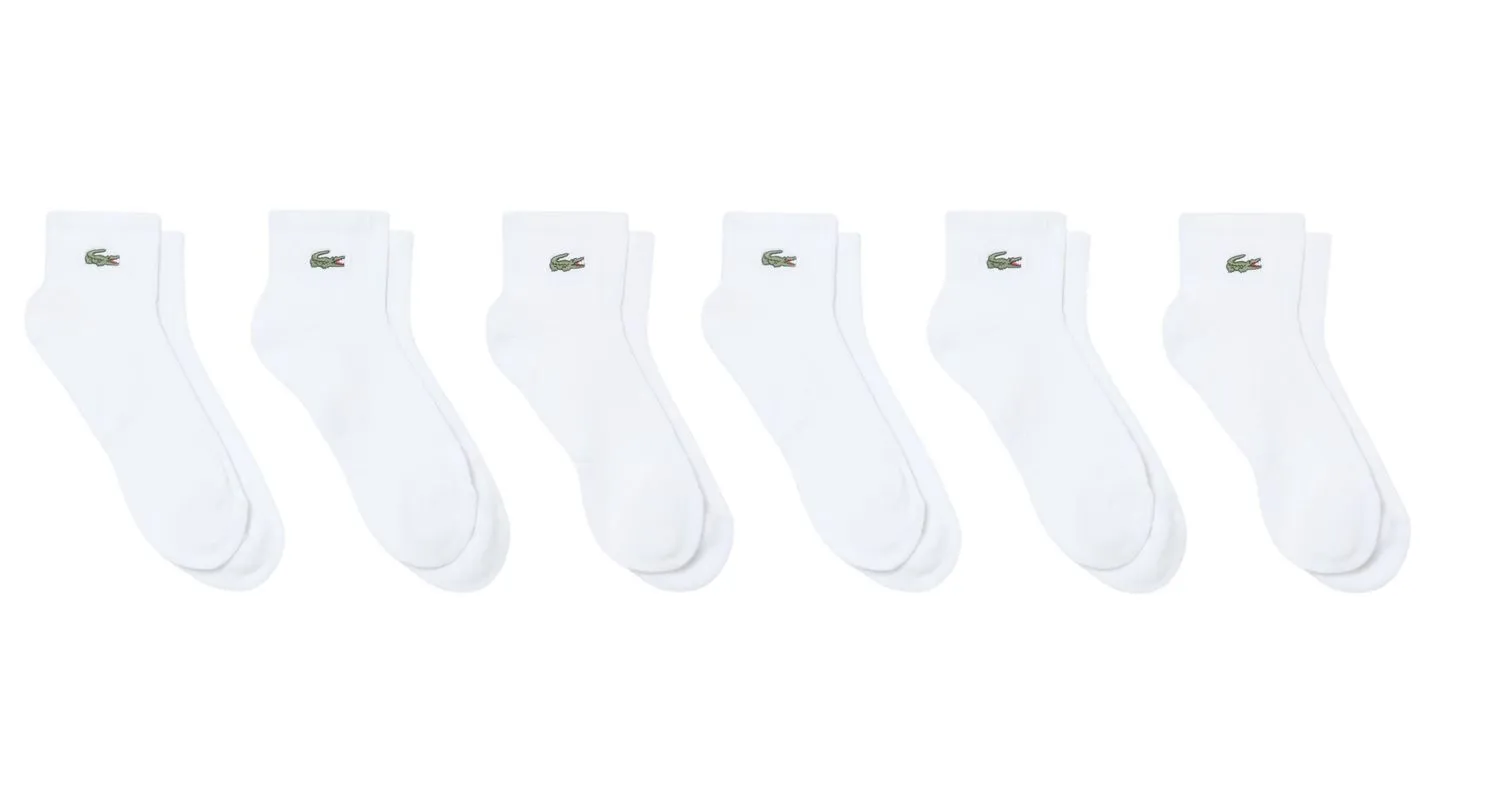 Lacoste Socks 6P - white Lacoste Socks 6P - white