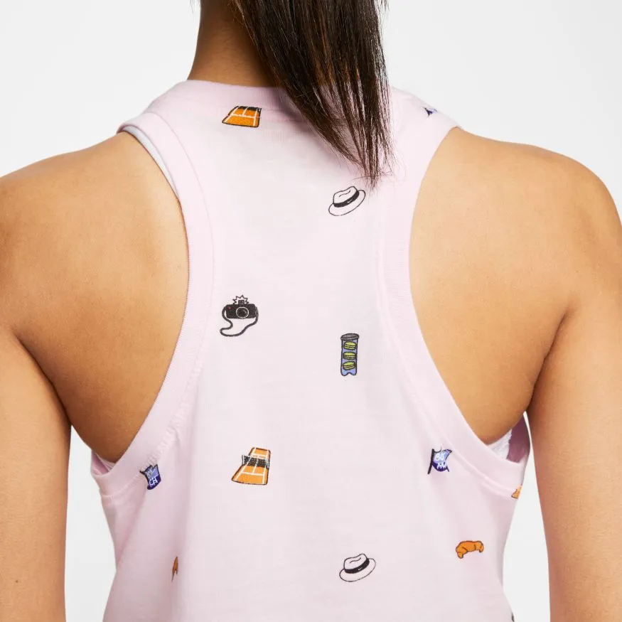 Nike Court Tank Crop Court - pink foam