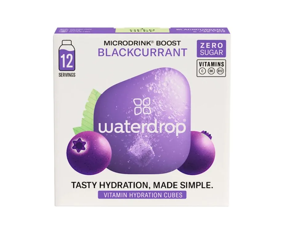 Waterdrop Microdrink Vitamin Hydration Cubes 12P - elderberry Waterdrop Microdrink Vitamin Hydration Cubes 12P - elderberry