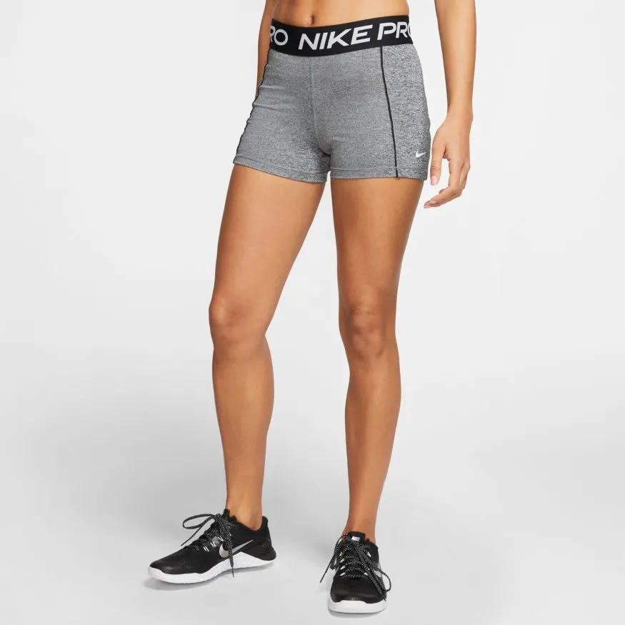 Nike Pro Short 3in Space Dye - black/smoke grey/white/white