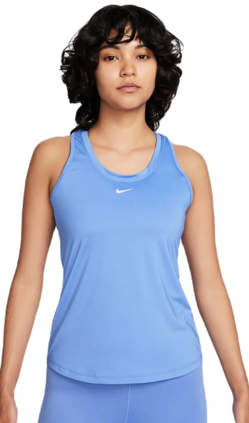 Nike Dri-Fit One Slim Tank - polar/white